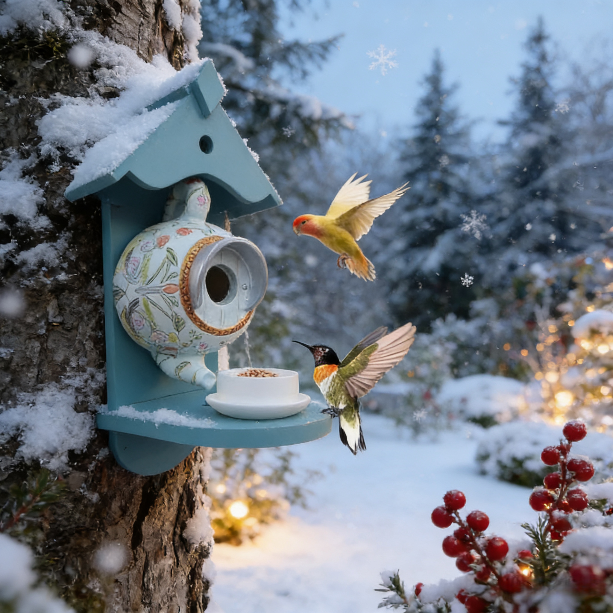 Teapot Bird Houses Bird Feeders