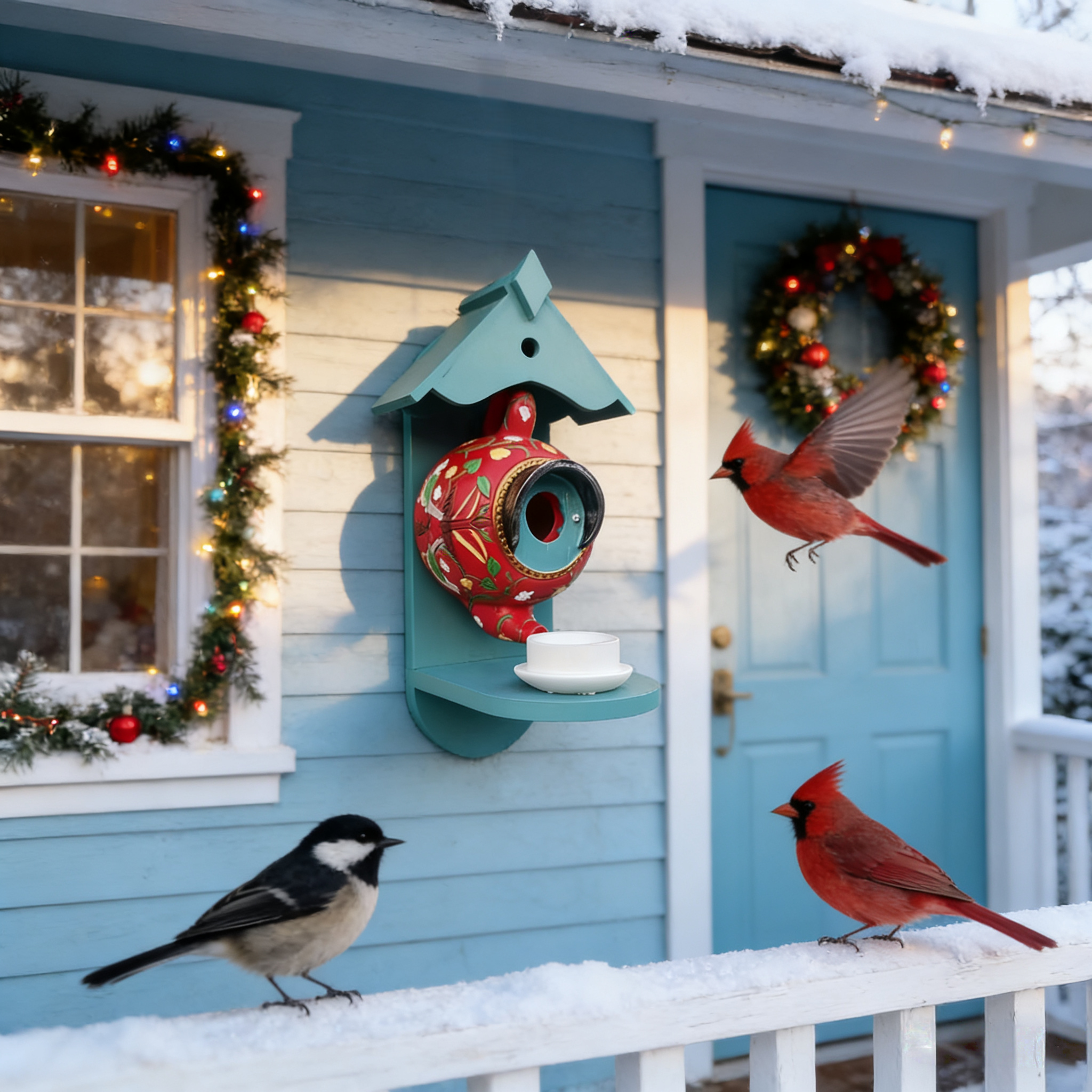Teapot Bird Houses Bird Feeders