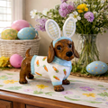 Easter Bunny Dachshund Statue
