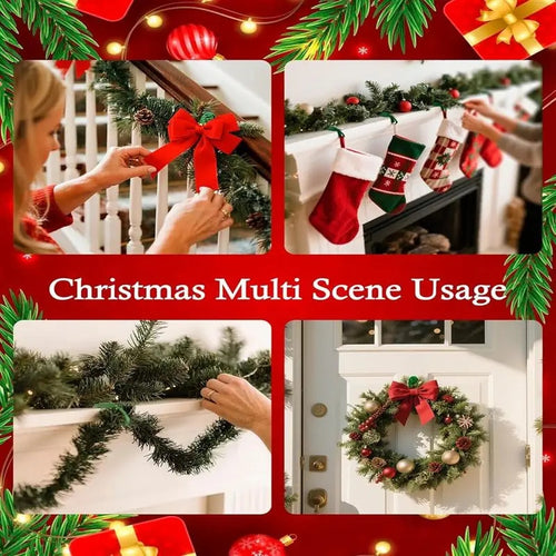 6 PCS Christmas Silicone Garland Hangers