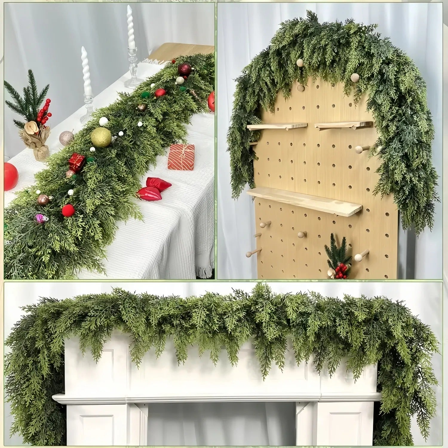 Christmas Artificial Cedar Garland