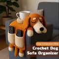 Crochet Dog Sofa Organizer with Cup Holder