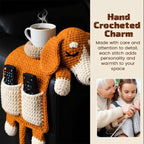 Crochet Dog Sofa Organizer with Cup Holder