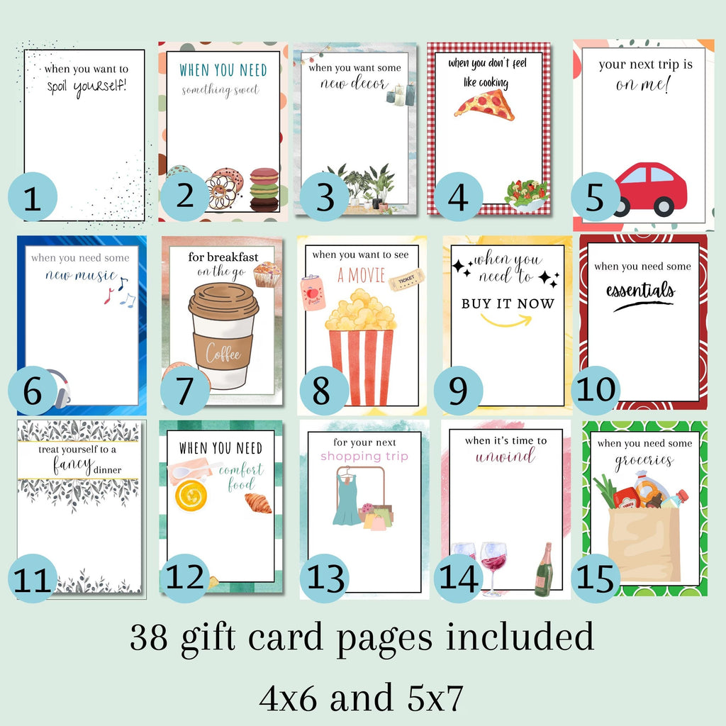 Christmas Gift Card Book