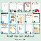 Christmas Gift Card Book