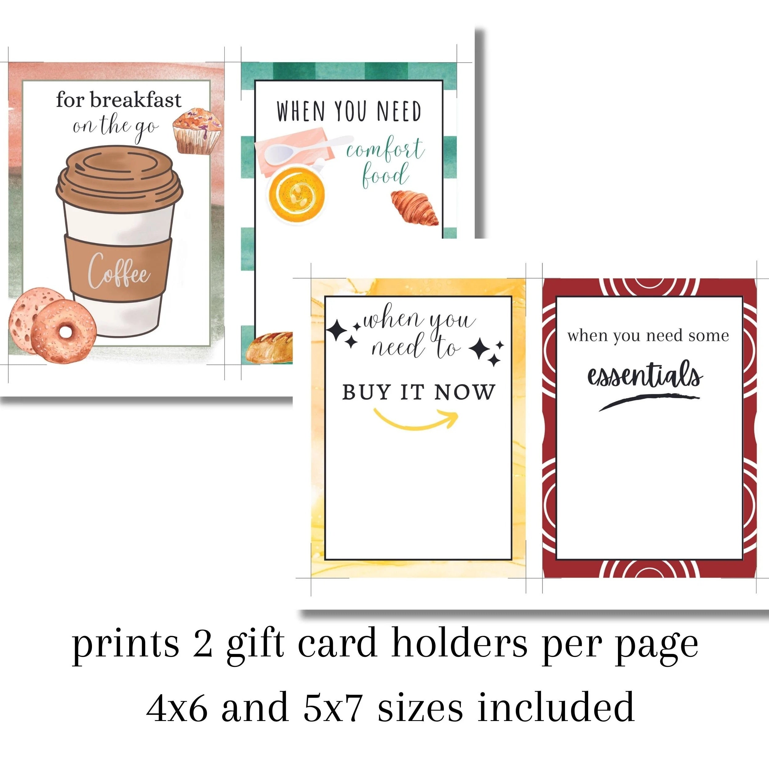 Christmas Gift Card Book